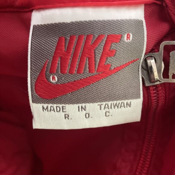 Nike Air Jordan Vintage 70s/80s Small Zippered Gym Duffle Bag Logo Red - Picture 4 of 10